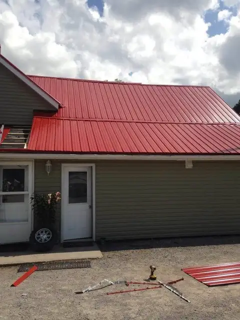 Completed roof by Crystal Clear Roofing